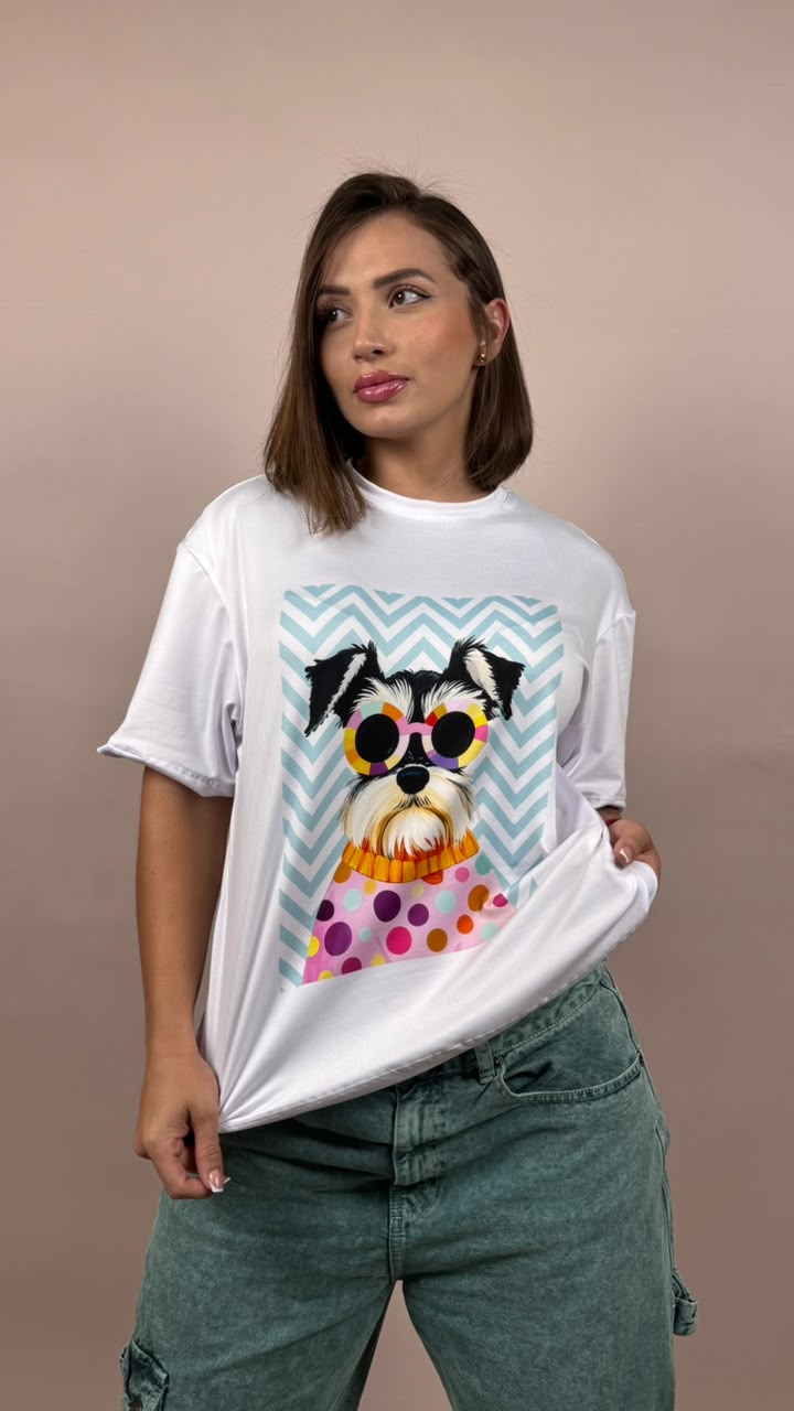 camiseta ML perro sueter de pepitas -2500102