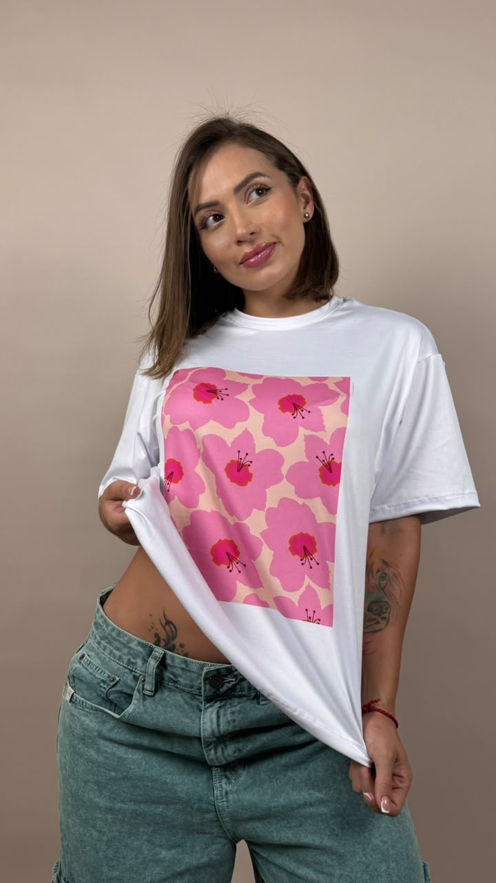 amiseta ML flores pinoho - 2500098