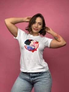 camiseta blanca nieves blanco -1202405