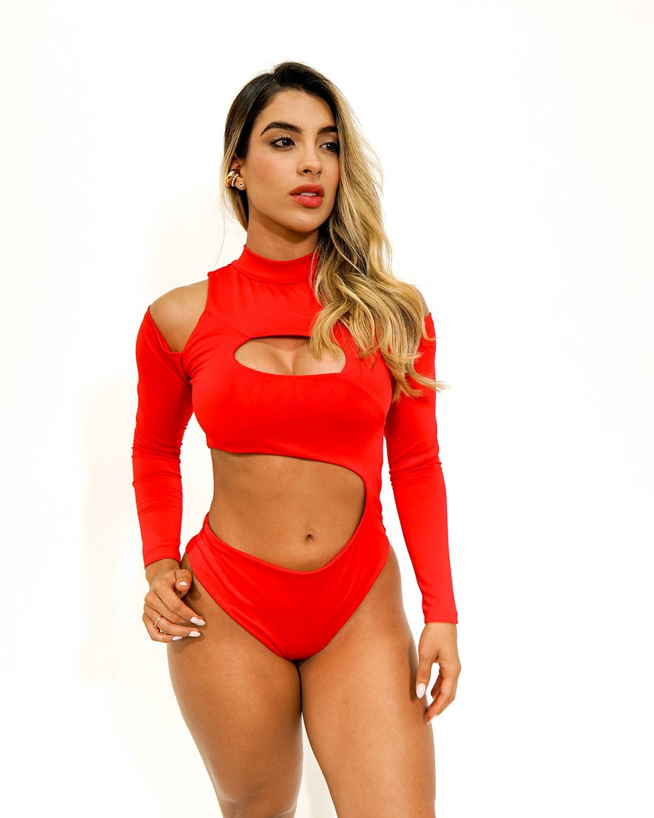 BODY MANGA LARGA CON ABERTURAS