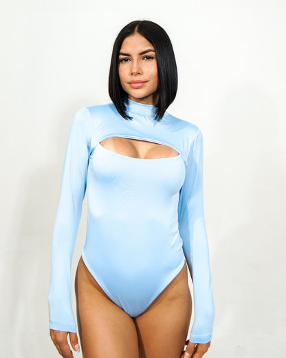 BODY MANGA LARGA ESCOTE