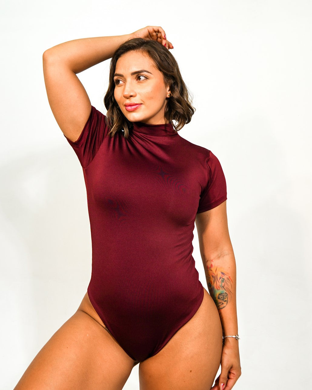 BODY MANGA CORTA CUELLO TORTUGA