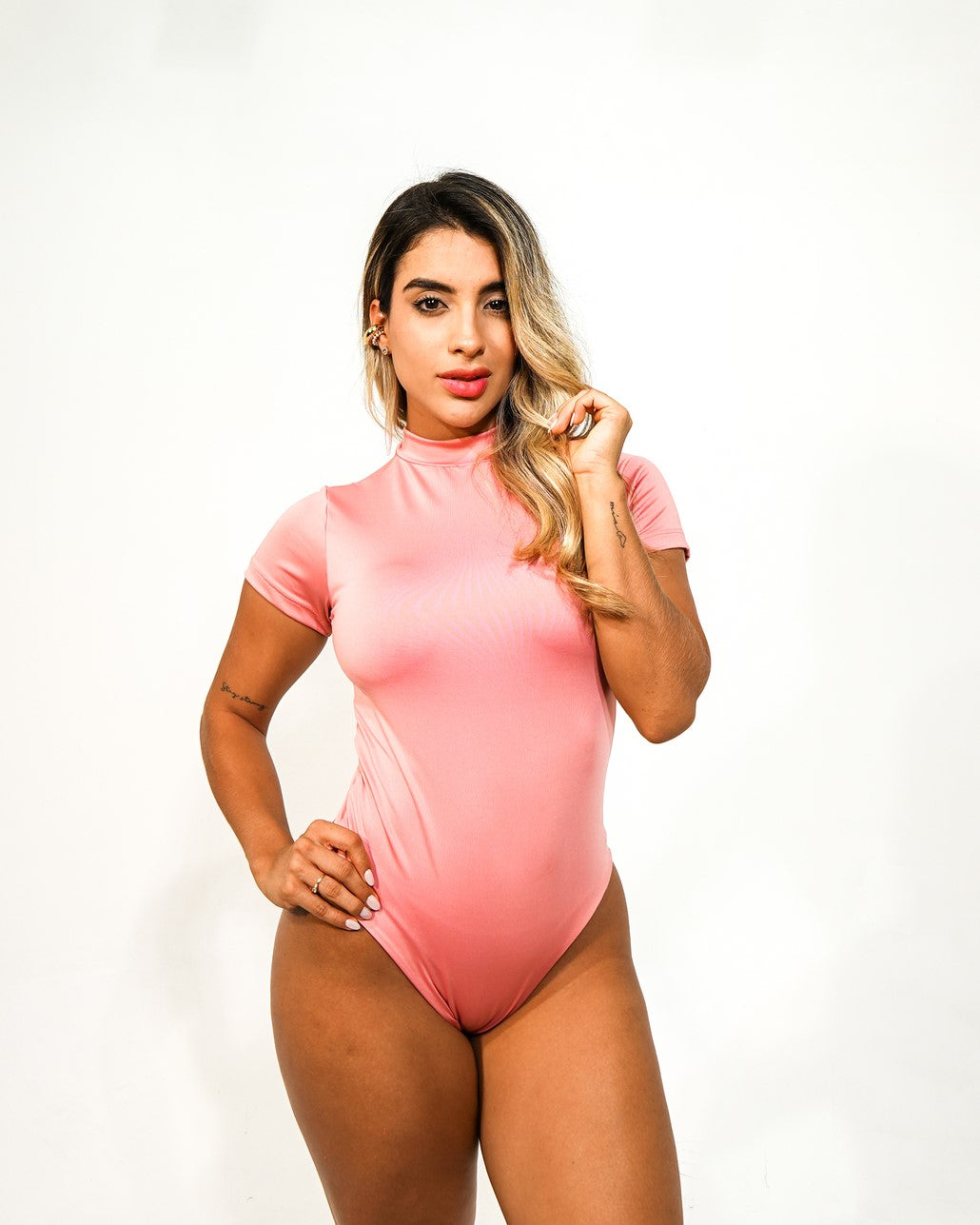 BODY MANGA CORTA CUELLO TORTUGA