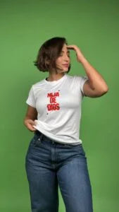 camiseta hija de dios blanco -1202422