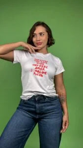 Camiseta mientras uno este vivo blanco -1202451