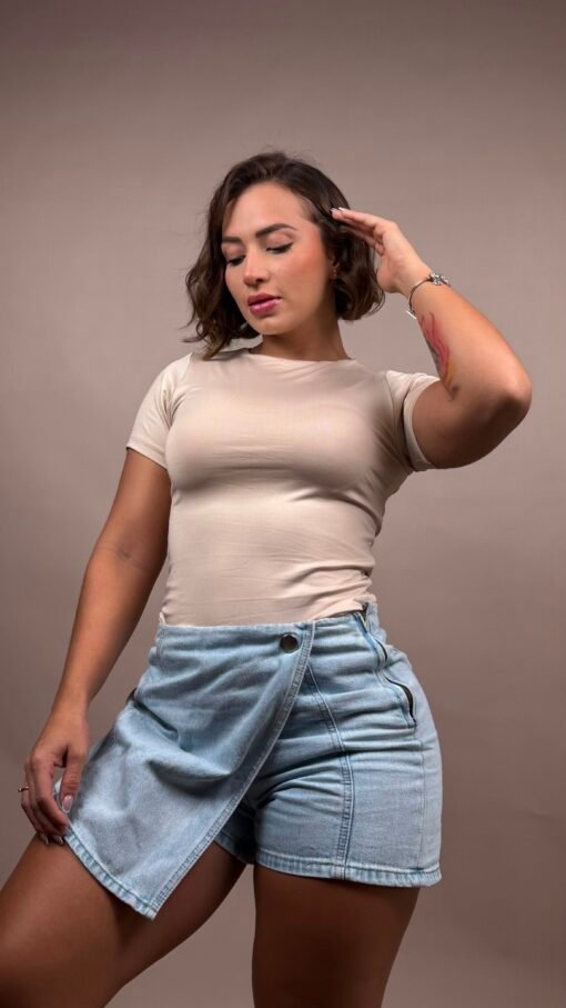Blusa manga corta