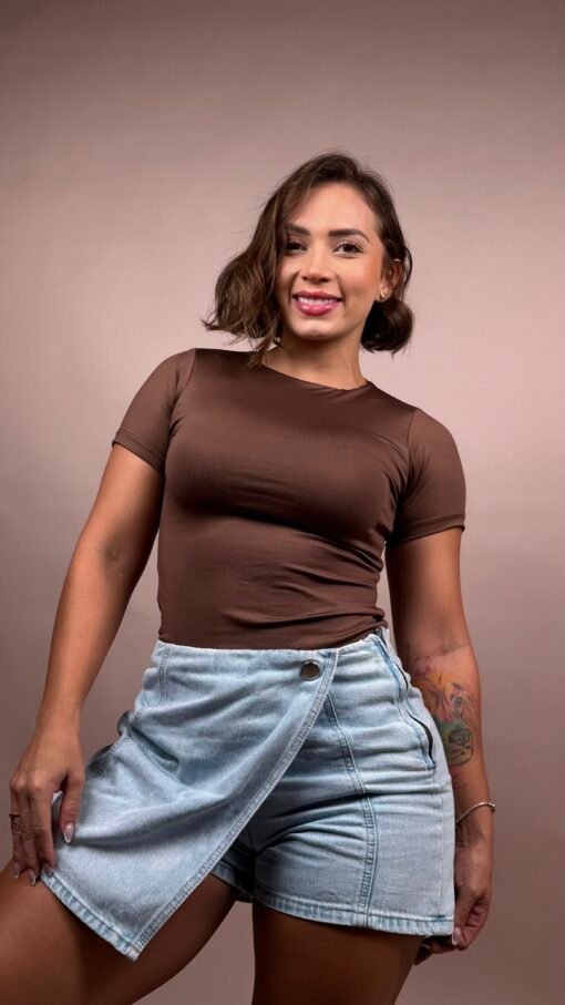 Blusa manga corta