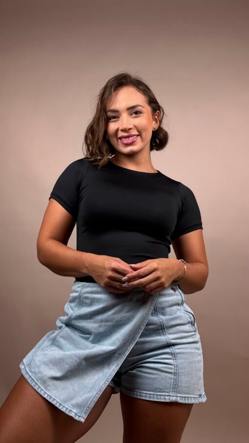 Blusa manga corta