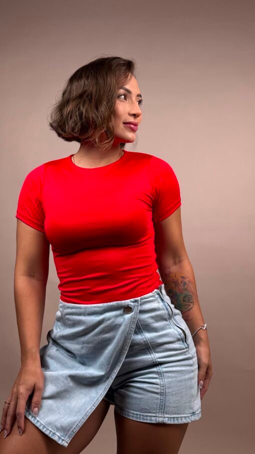 Blusa manga corta