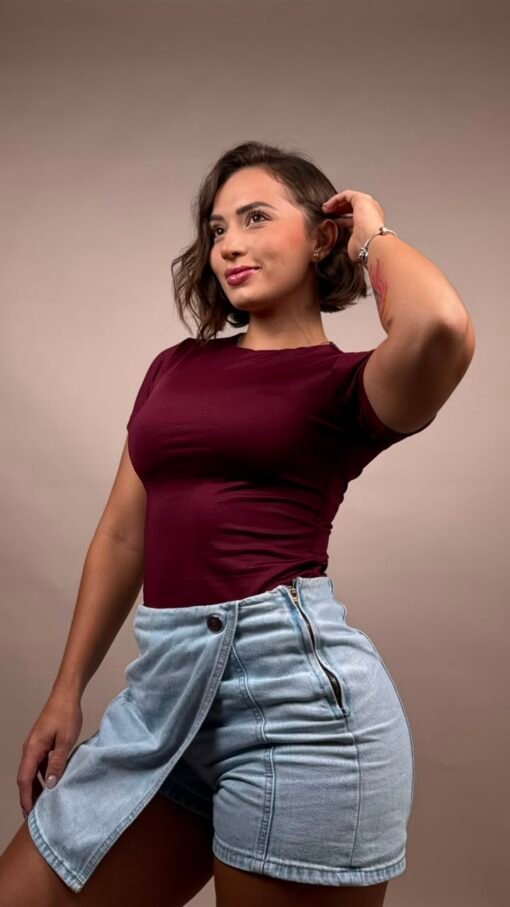 Blusa manga corta