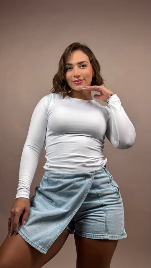 Blusa manga larga