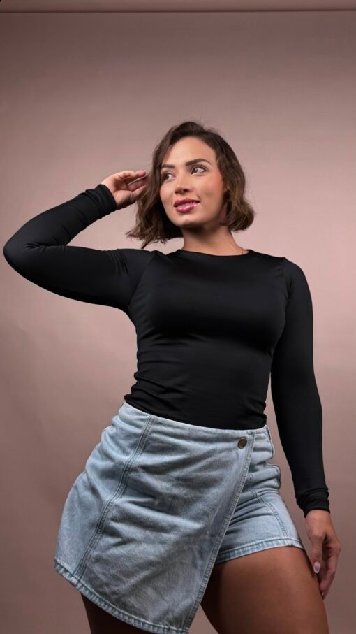Blusa manga larga