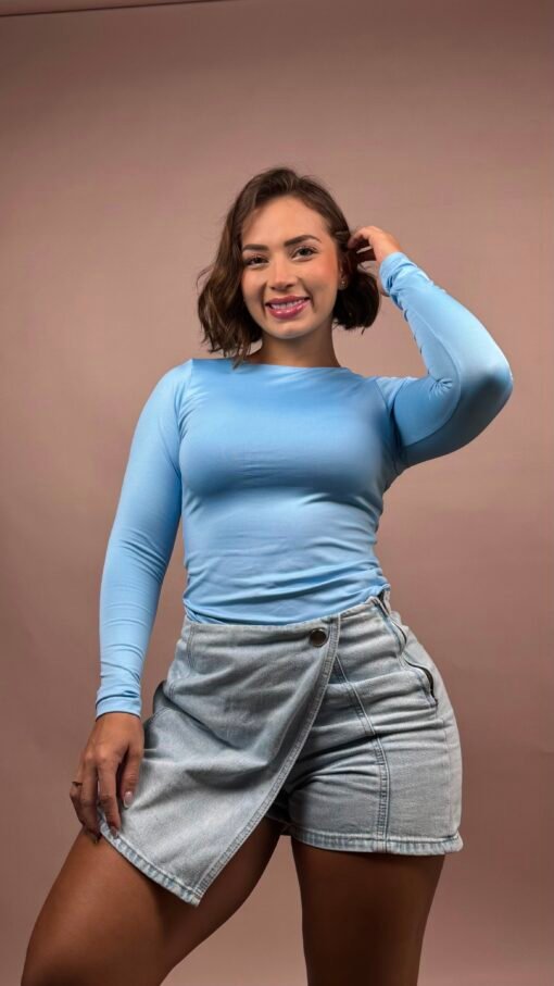 Blusa manga larga