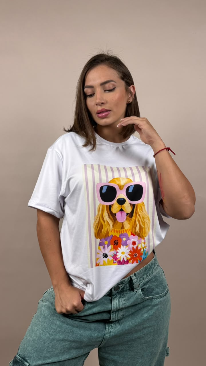 camiseta ML perrita princesa - 2500066
