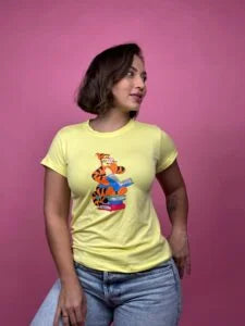 Camiseta tigger libros amarillo -1202417